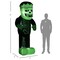 Edge Collections - Multicolor - Halloween Decoration Inflatable Skeleton Zombie - 1 Piece